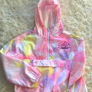 Justice girls’ packable windbreaker